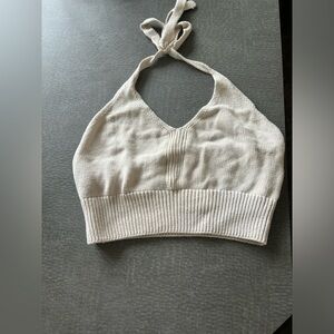 Knitted crop top from h&m like new condition